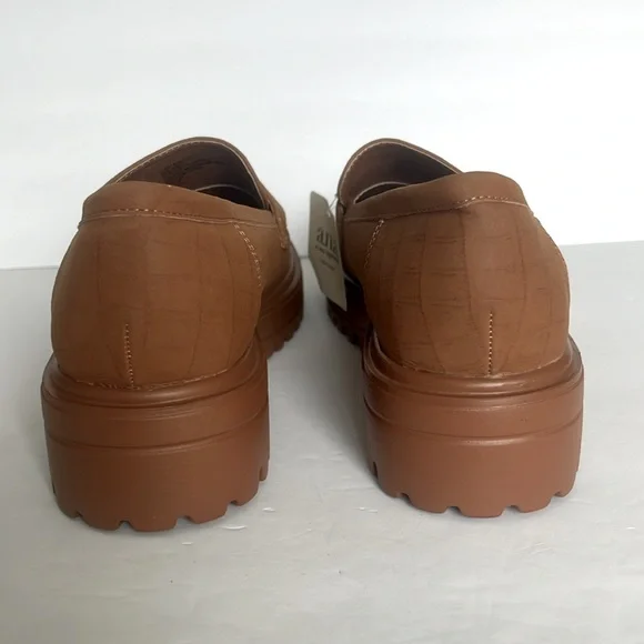 a.n.a. Women’s Lita loafers Slip On Stacked Block Heel Shoes Size 9.5 NWT - Picture 9 of 10